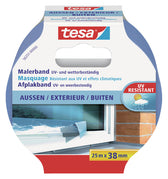 Afplaktape tesa Prof outdoor 25mx38mm blauw - afbeelding 2
