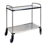 Serveerwagen 2 plateaus 870x570x950mm