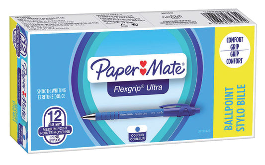 Balpen Papermate Flexgrip Ultra M blauw