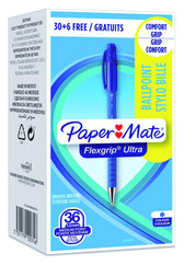 Balpen Papermate Flexgrip Ultra M blauw valuepack - afbeelding 2