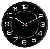 Wandklok Unilux Mega dia 57.5cm zwart