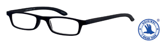 Leesbril I Need You +2.00dpt Zipper zwart