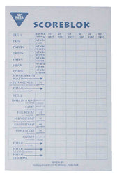 Scoreblok Yahtzee 94x145mm 250 vel