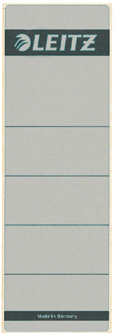 Rugetiket Leitz 62x192mm zelfkl grijs