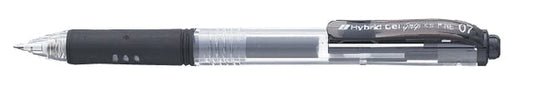 Gelschrijver Pentel K157 M zwart