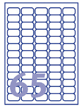 Etiket Avery L7551-25 38.1x21.1mm tr 1625stuks - afbeelding 2