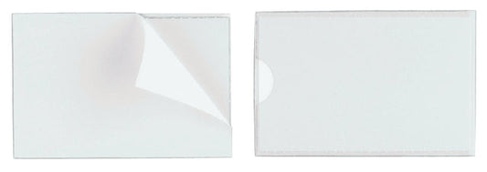 Etikethdr Durable pocketfix 60x150mm zelfkl 10st