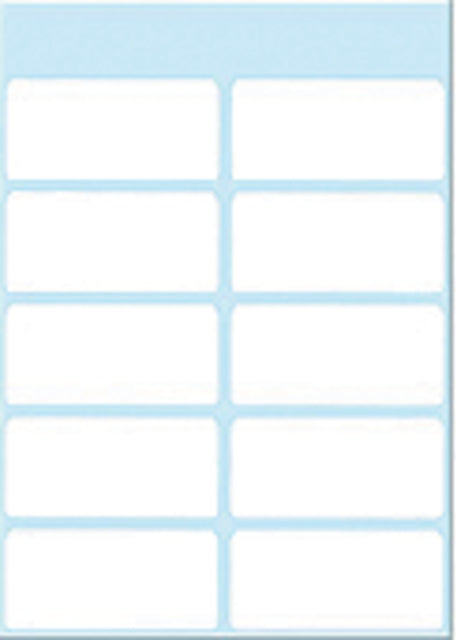 Etiket HERMA 3738 19x40mm wit 70 stuks