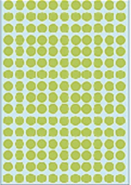 Etiket HERMA 2215 rond 8mm groen 5632stuks