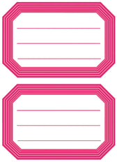 Etiket HERMA 5712 82x55mm schrift rode rand 12st - afbeelding 2