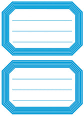 Etiket HERMA 5714 82x55mm schrift blauwe rand 12st - afbeelding 2