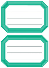 Etiket HERMA 5716 82x55mm schrift groene rand 12st - afbeelding 2