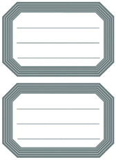 Etiket HERMA 5719 82x55mm schrift grijze rand 12st - afbeelding 2