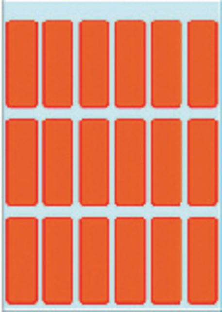 Etiket HERMA 3652 12x34mm rood 90stuks