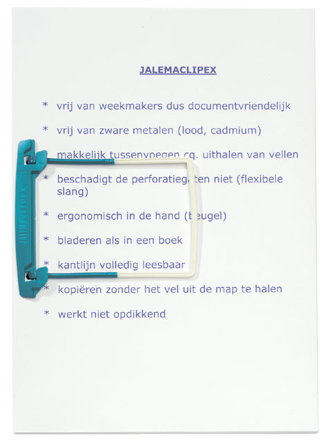 Bundelmechaniek Djois JalemaClipex petrol 100st