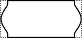 Prijsetiket 12x26mm Sato Samark permanent wit - afbeelding 2