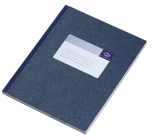 Notitieboek Djois Atl lijm 210x165 128blz lijn bl