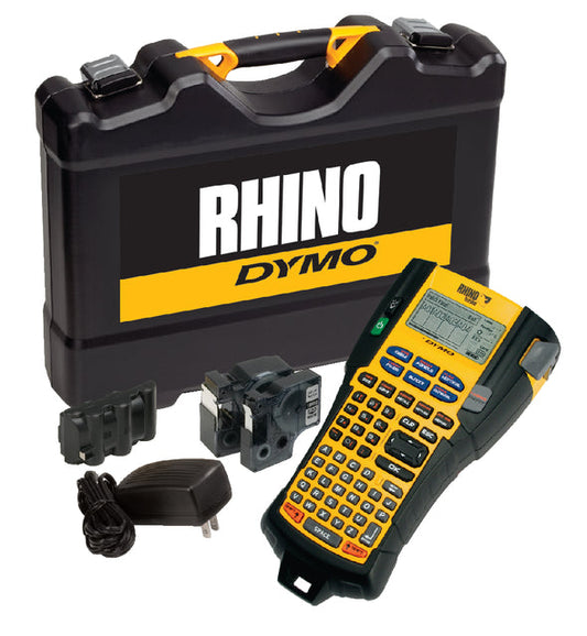 Labelprinter Dymo Rhino 5200 abc 19mm geel koffer