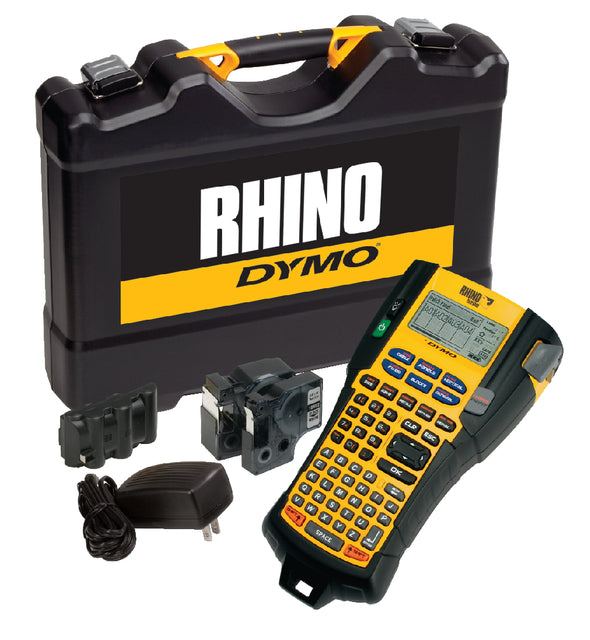 Labelprinter Dymo Rhino 5200 abc 19mm geel koffer