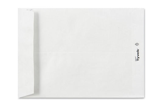 zakomslag Envelop Tyvek® met H-Bodem 160µ wit 305 x 406 x 50