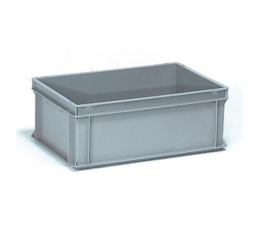 Eurobak 600 x 400 x 220 mm 40 ltr - Grijs, 2 schelpgrepen