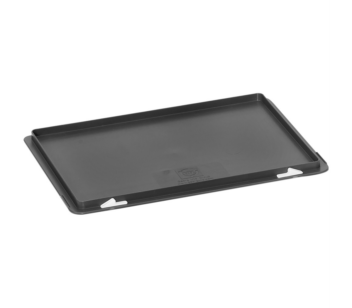 Deksel voor eurobakken 600 x 400 mm - zwart