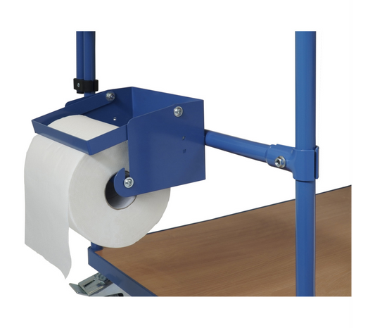 Papierrolhouder - toebehoren - - incl. aanbouwset voor tafelwagens 900 x 500 mm