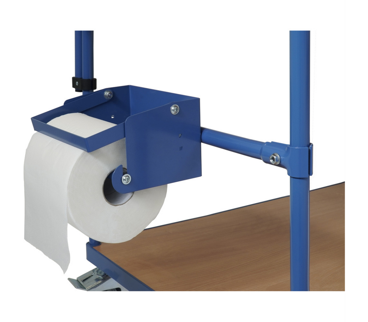 Papierrolhouder - toebehoren - - incl. aanbouwset voor tafelwagens 800 mm breed