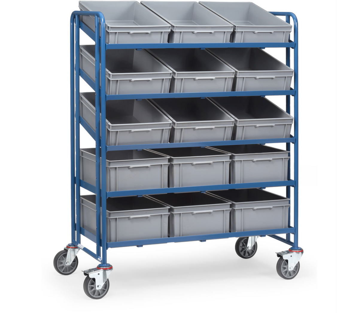 Eurobakken wagen 1398 - met 15 bakken - Laadvlak 1.240 x 610 mm