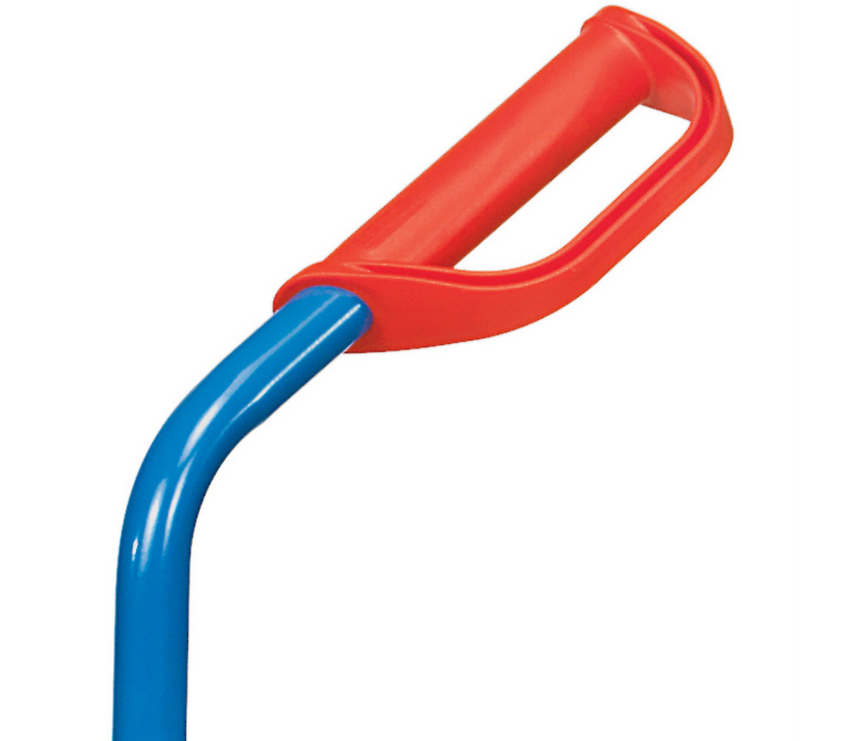 Handgreep met veiligheidsbeugel - Voor buis Ø 27 mm, rood