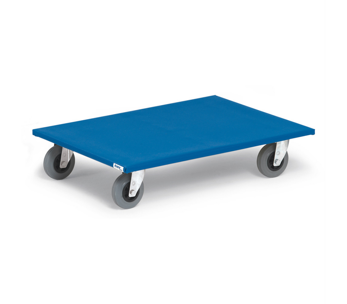 Meubelrolplateau 2358 - Laadvlak 800 x 600 mm - massief streeploos rubber