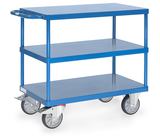 Tafelwagen 2420B - staalplaat platformen - Laadvlak 850 x 500 mm