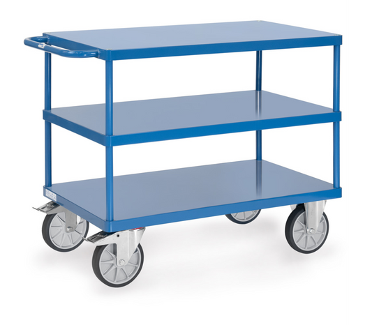 Tafelwagen 2421B - staalplaat platformen - Laadvlak 1.000 x 600 mm