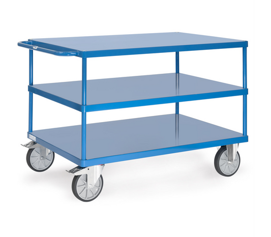 Tafelwagen 2423B - staalplaat platformen - Laadvlak 1.200 x 800 mm