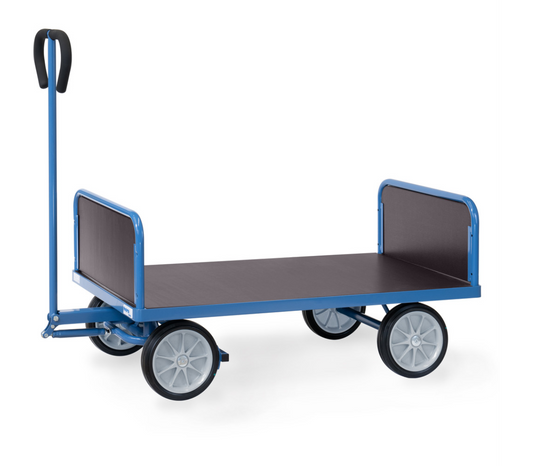 Handtrekwagen 4021V - massief rubber wielen - laadvlak 1.000 x 600 mm