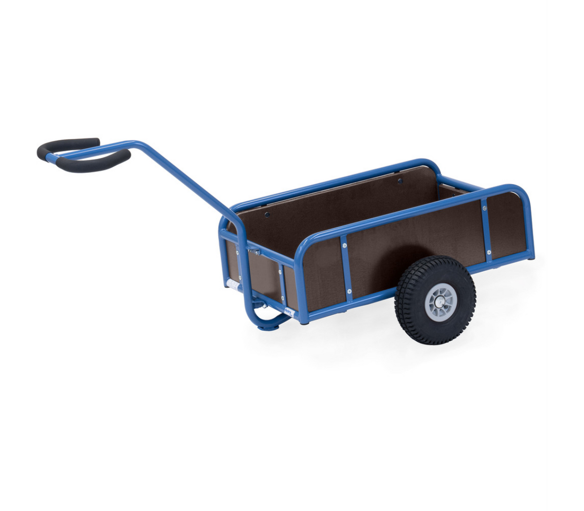 Handtrekwagen 4107L - lucht wielen - met watervast wanden 795 x 445 mm
