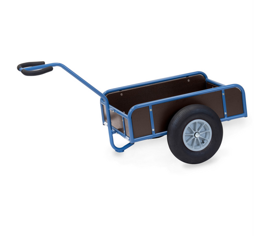 Handtrekwagen 4108L - lucht wielen - met watervast wanden 845 x 545 mm