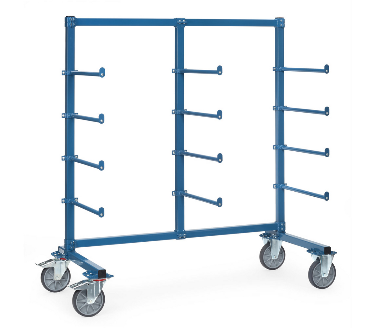 Draagarmwagen 4616AS met afrolbeveiliging - 2.000 x 800 mm, draagarm 600 mm lang