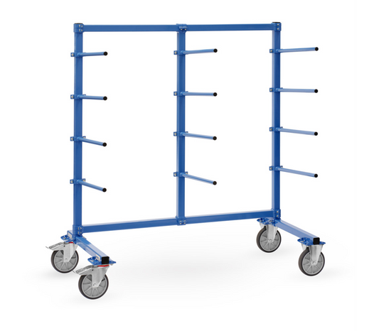Draagarmwagen 4619 - 2.000 x 800 mm, 5° draagarm 600 mm lang