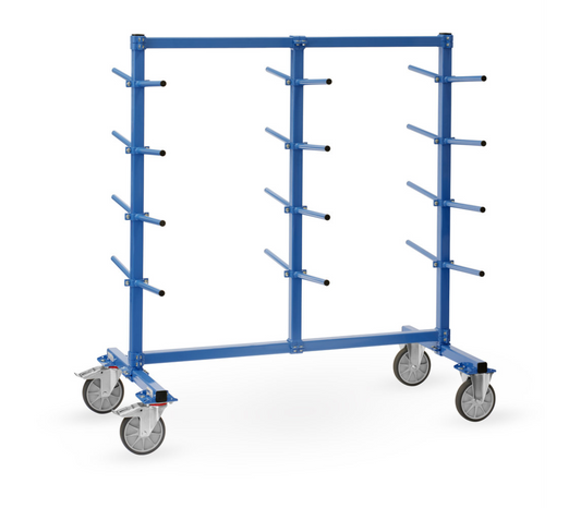 Draagarmwagen 4629-1 - 2.000 x 800 mm, 5° draagarm 370 mm lang