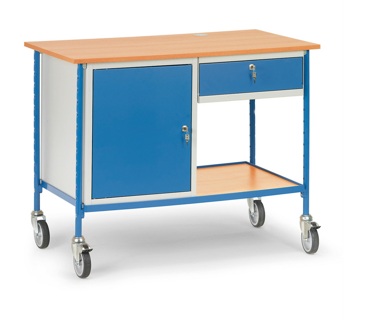 Verrijdbare werktafel 5866 - Laadvlak 1.120 x 650 mm