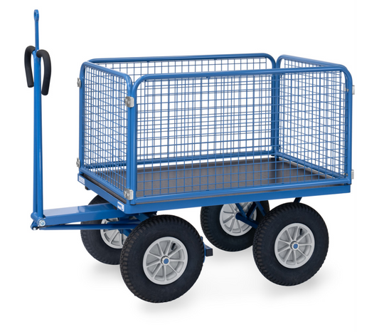 Handtrekwagen 6434LZ met trekoog - Laadvlak 1.200 x 800 mm