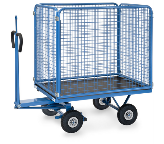 Handtrekwagen 6443LZ met trekoog - Laadvlak 1.200 x 800 mm