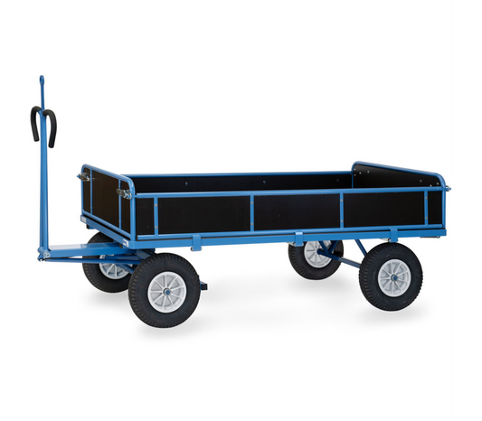 Handtrekwagen 6456PZ met trekoog - Laadvlak 2.000 x 1.000 mm - TD 750 kg