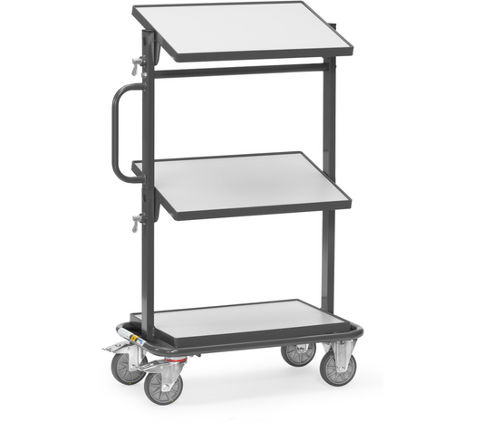 ESD-Bijzetwagen 92911 - met bodem - Laadvlak 600 x 400 mm