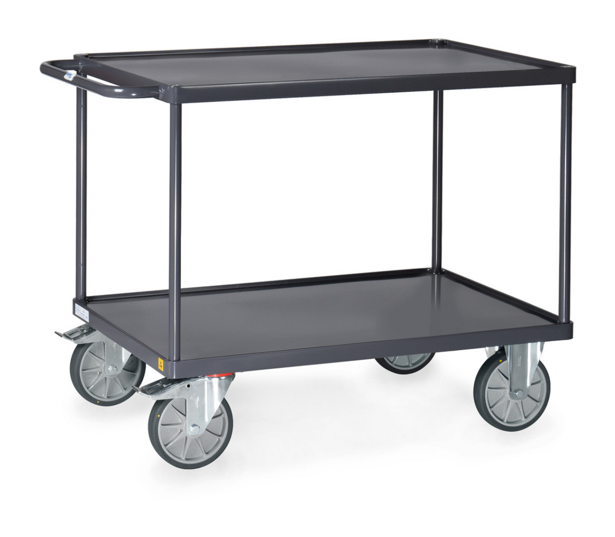 ESD-Tafelwagen 9403W - Laadvlak 1.200 x 800 mm - platformen van staalplaat met rand