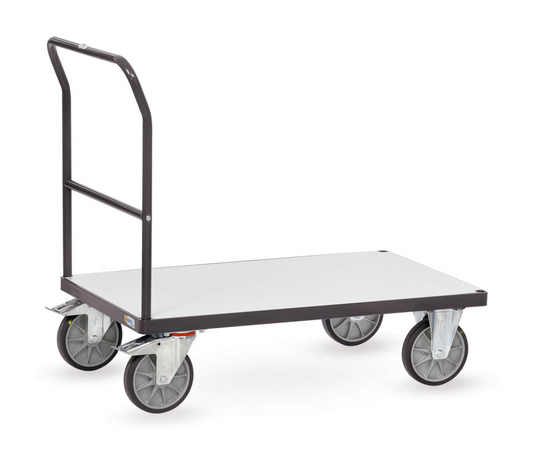 ESD-Wagen met open duwbeugel 9500 - Laadvlak 850 x 500 mm