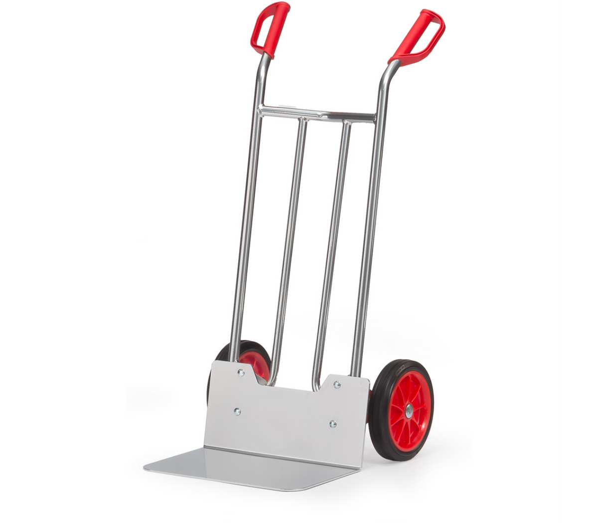 Alu steekwagen A1116V - Massief rubber wielen 260 x 56 mm