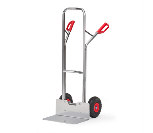 Alu steekwagen A1326P - PU-banden 260 x 85 mm