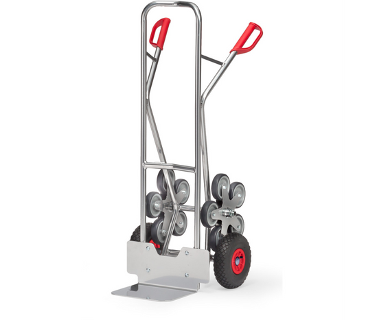 Alu trappensteekwagen AK1327 - Luchtbanden 260 x 85 mm en wielster